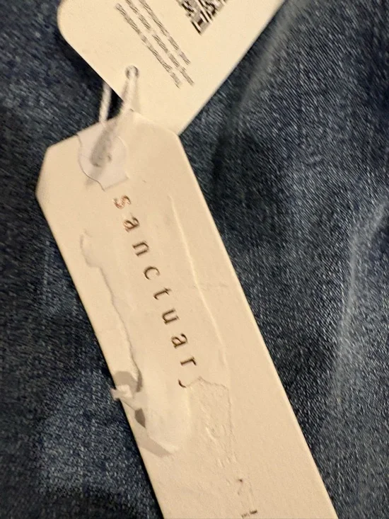 High-Rise Wide Leg Women's Sanctuary Denim Jeans in Medium Blue Size 28 - Picture 6 of 6